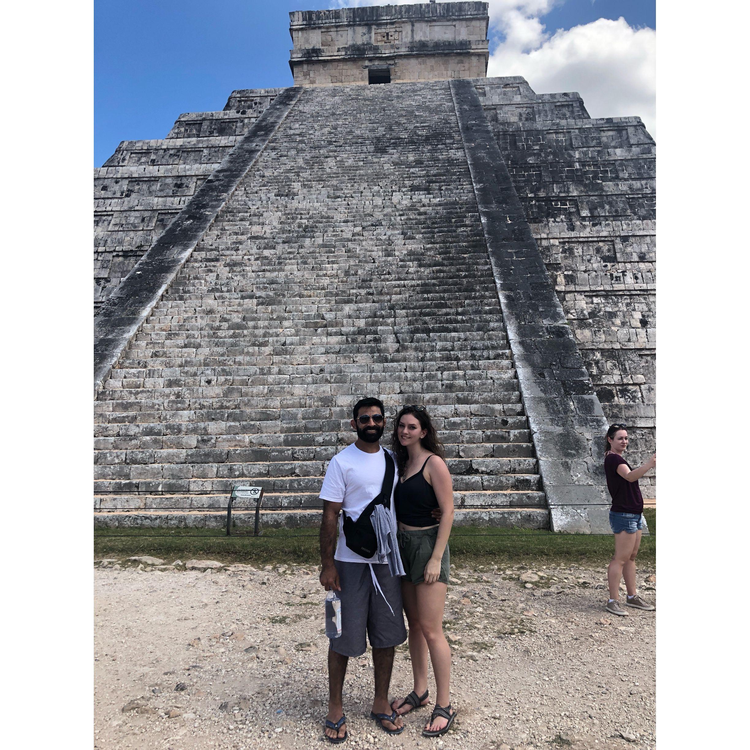 Our first big trip together to Mexico
