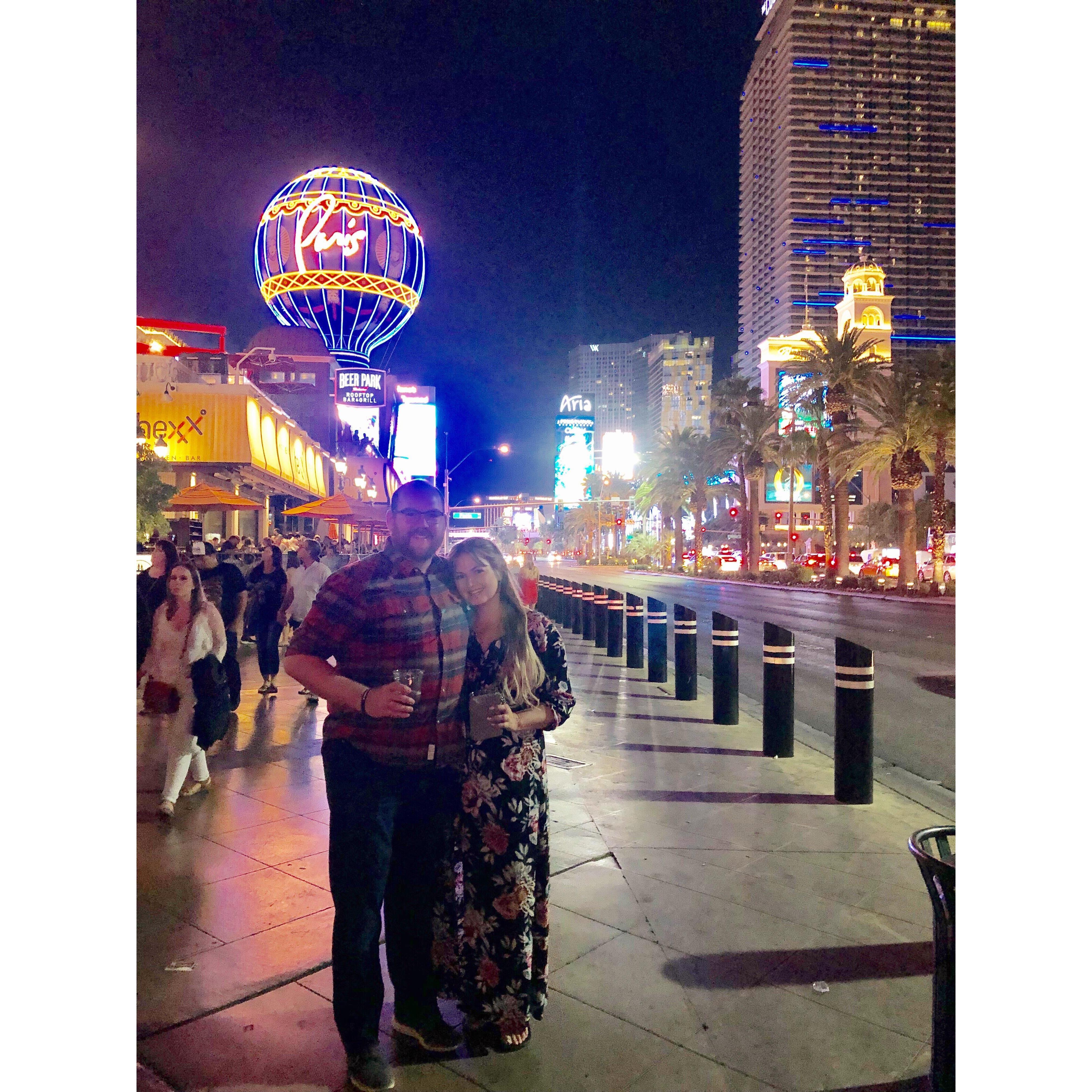 Ryan's first trip to Vegas. September 2019