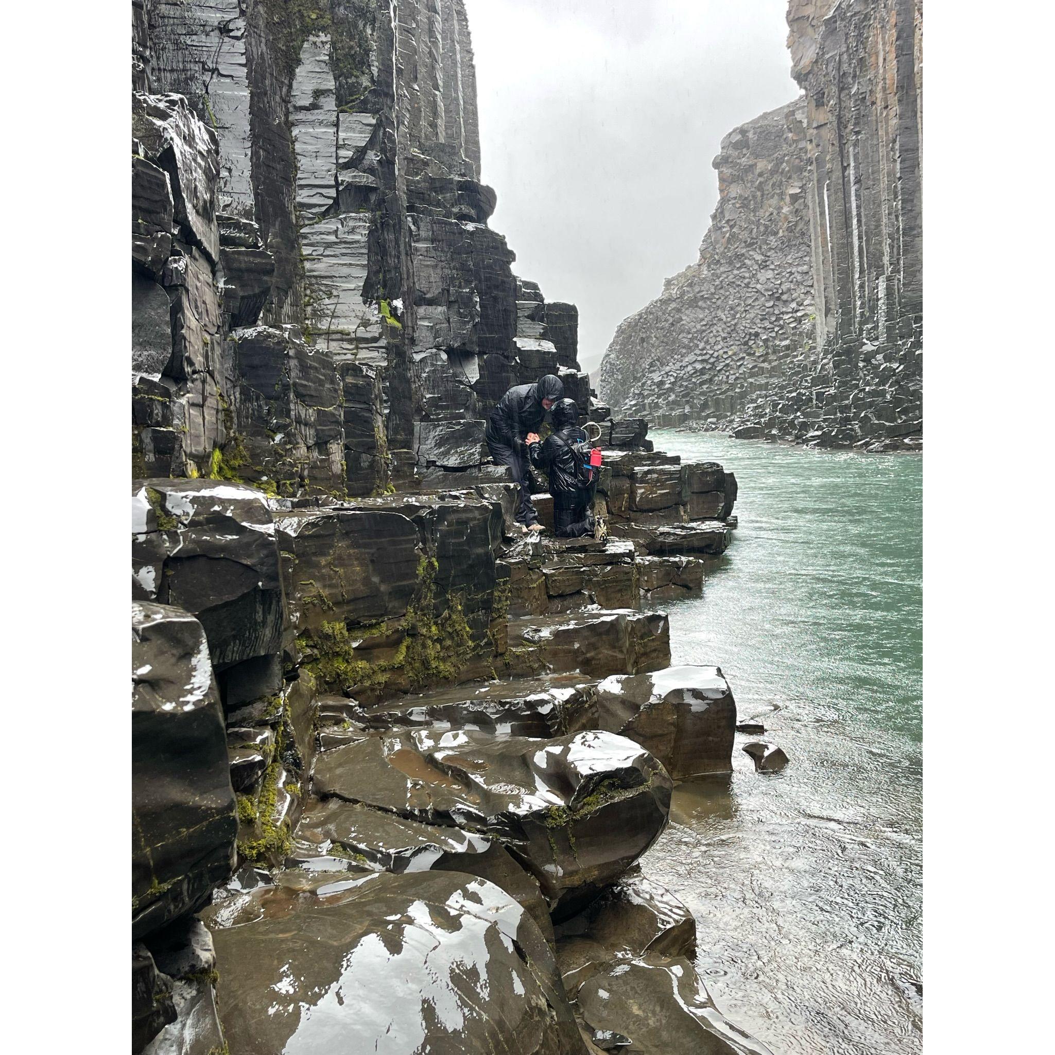 The best question in the pouring rain! Heck, yes!