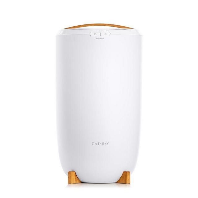 Zadro Portable Towel Warmer, White (12" x 12" x 21.25")