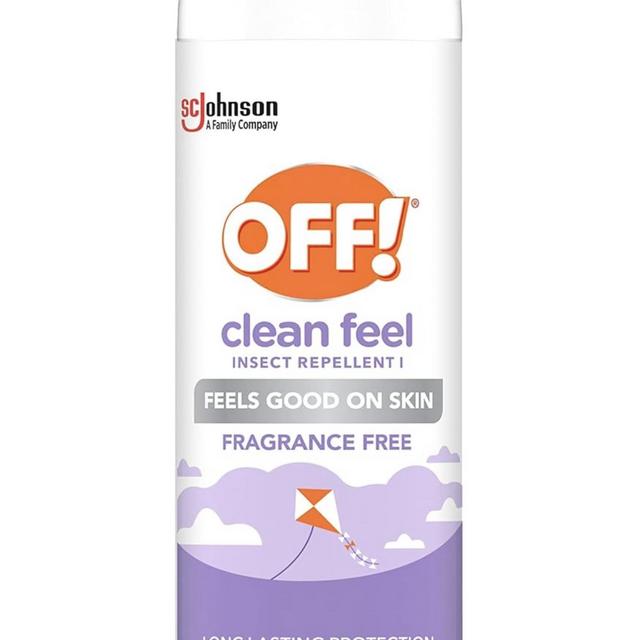 Off! Clean Feel Picaridin Mosquito Repellent Aerosol Long-Lasting Off! Bug Spray Protection For Everyday Use 7.5 Oz
