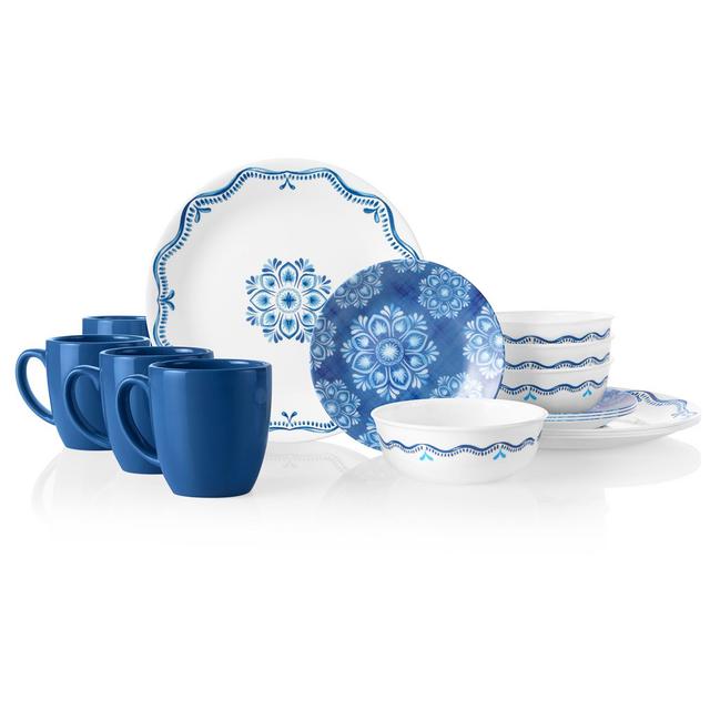Corelle®Lisbon Terrace 16-piece Dinnerware Set, Service for 4