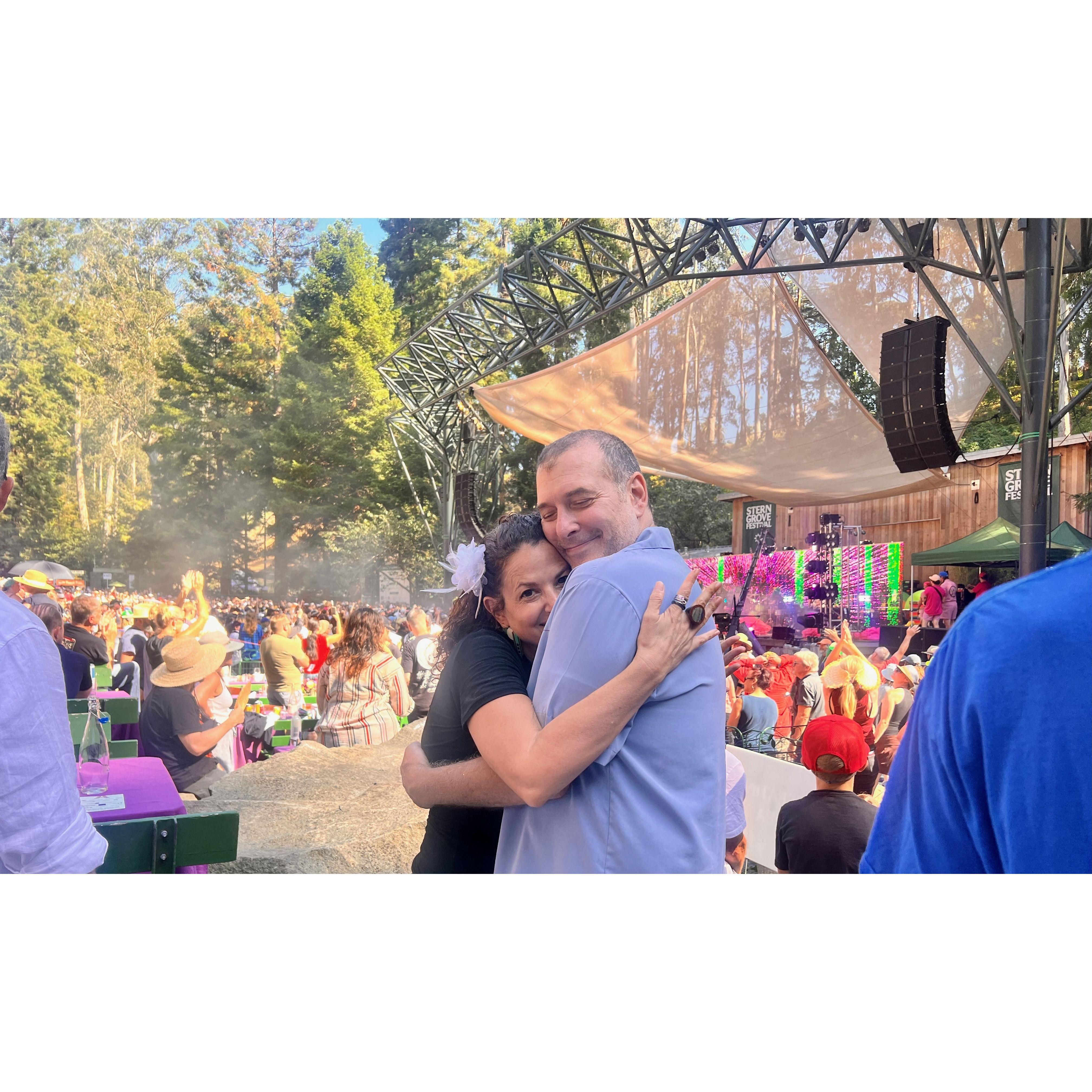 Stern Grove Festival, SF, Flaming Lips. Thank you BobKat for the sweet VIP treatment!