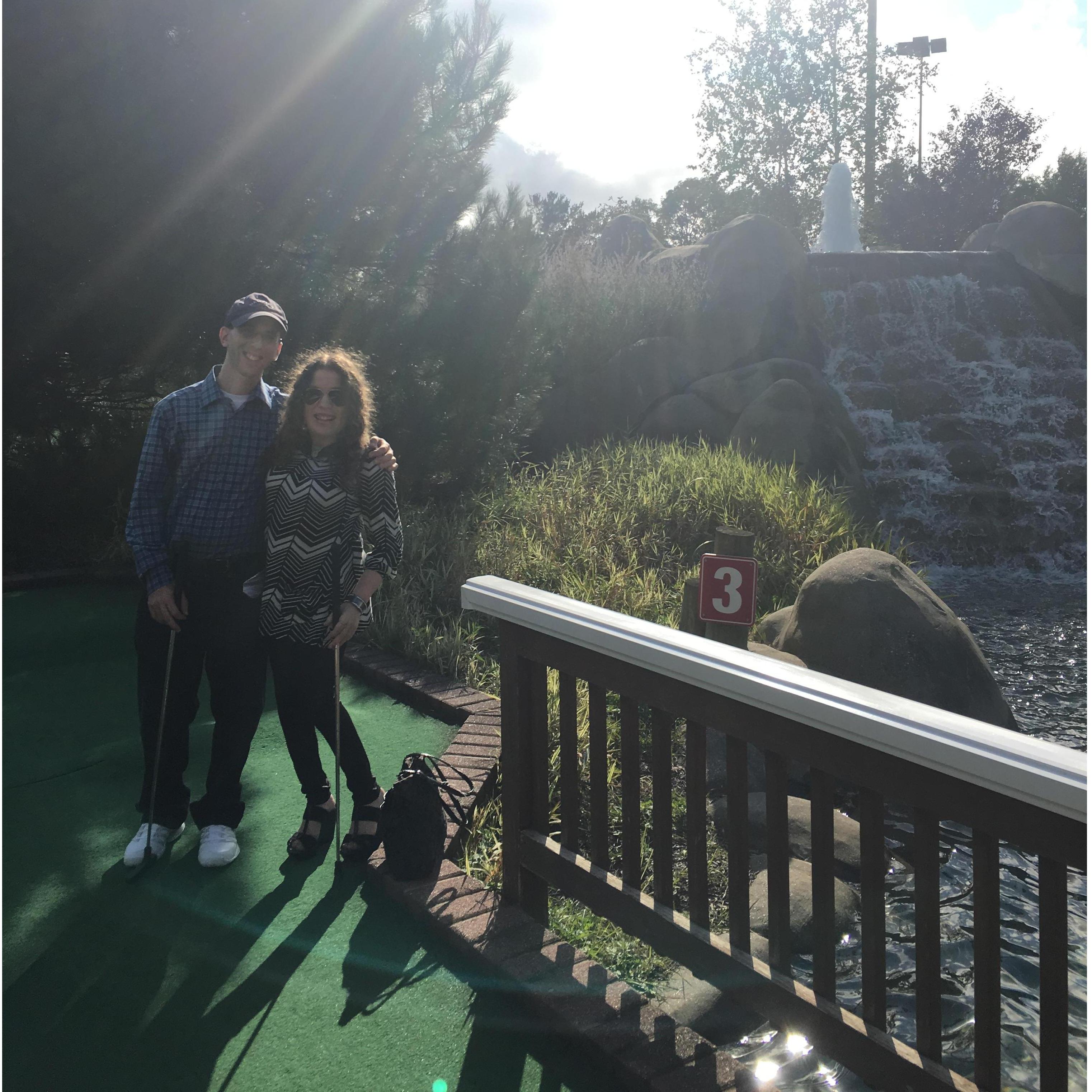 Our first mini golf date.
September 3, 2016