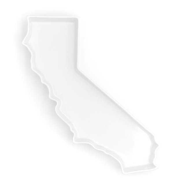 Lark Handmade Porcelain State Platter, California