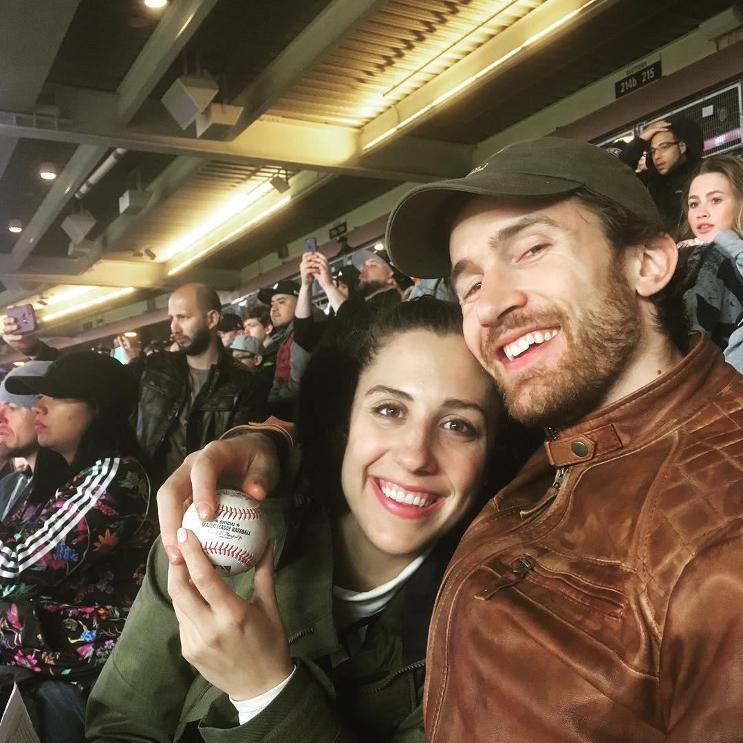 Paul's first Yankee game (where he caught a foul ball!)