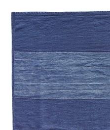Wide Stripe Runner in Indigo