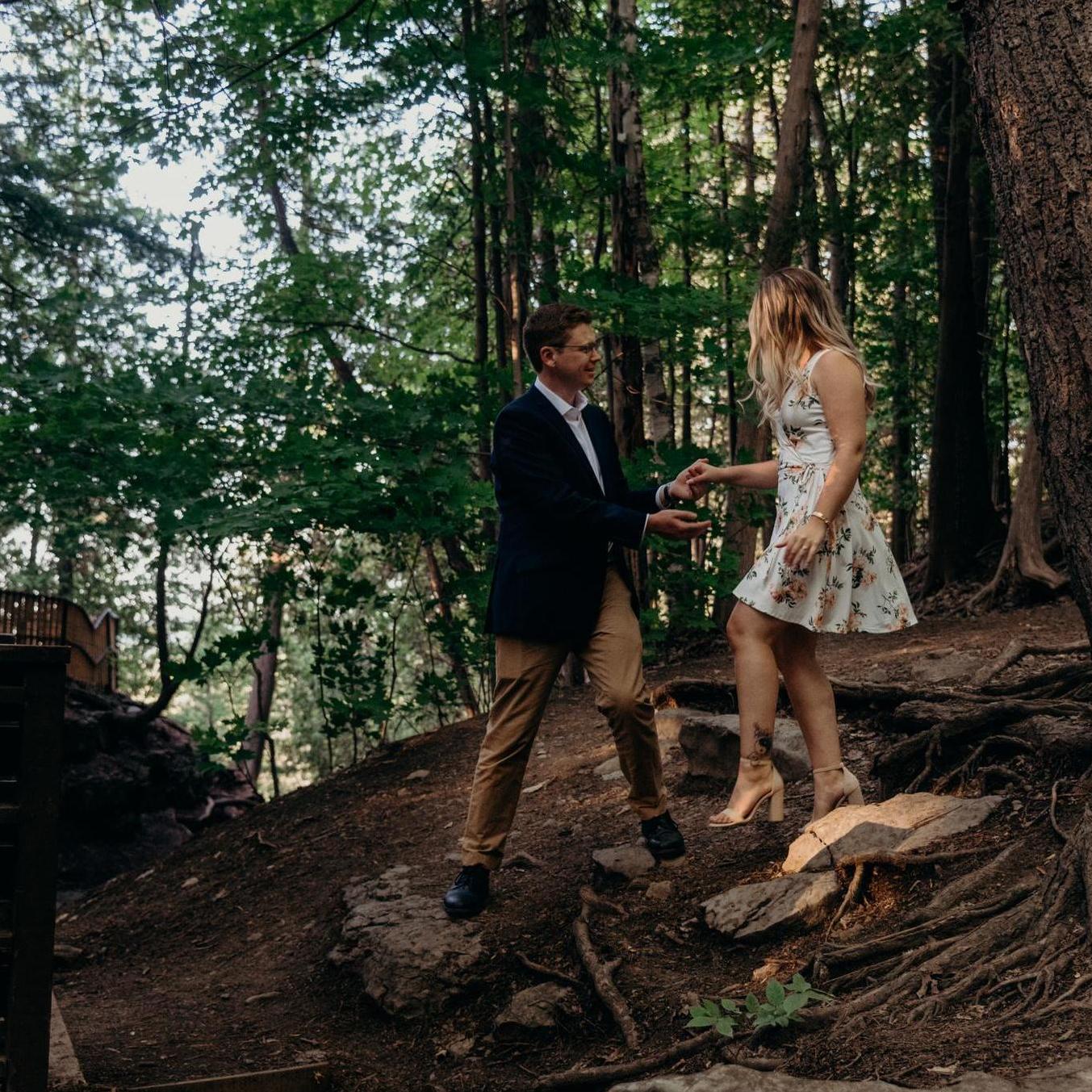 Engagement photos done by Mocha Tree Studios