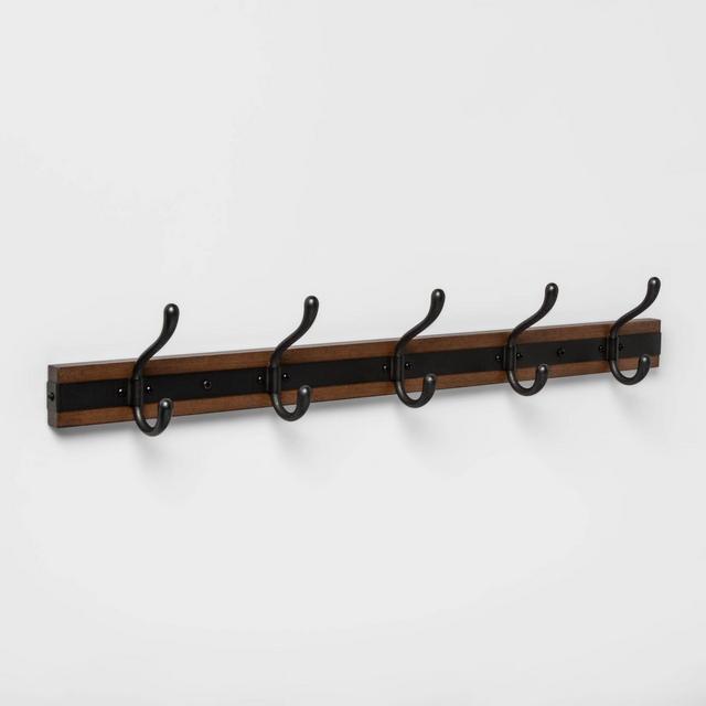 27" Metal Wrapped Hook Rail - Threshold™