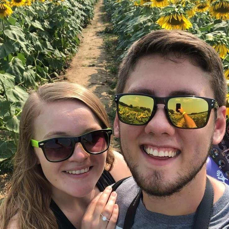 Local adventures, either local to McHenry or our respective undergrad, included: discovering a sunflower maze that was full of beautiful photo opportunities!