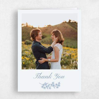 Mist, Blue Wedding Thank You - Pino Photo