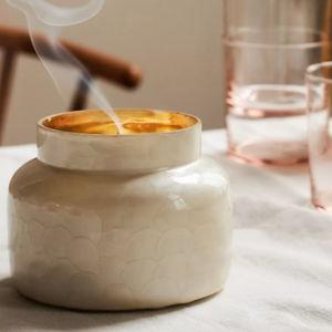 Capri Blue Volcano Capiz Jar Candle​