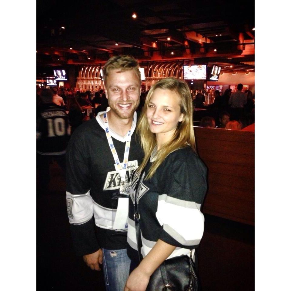 Kings game for Jason's birthday.