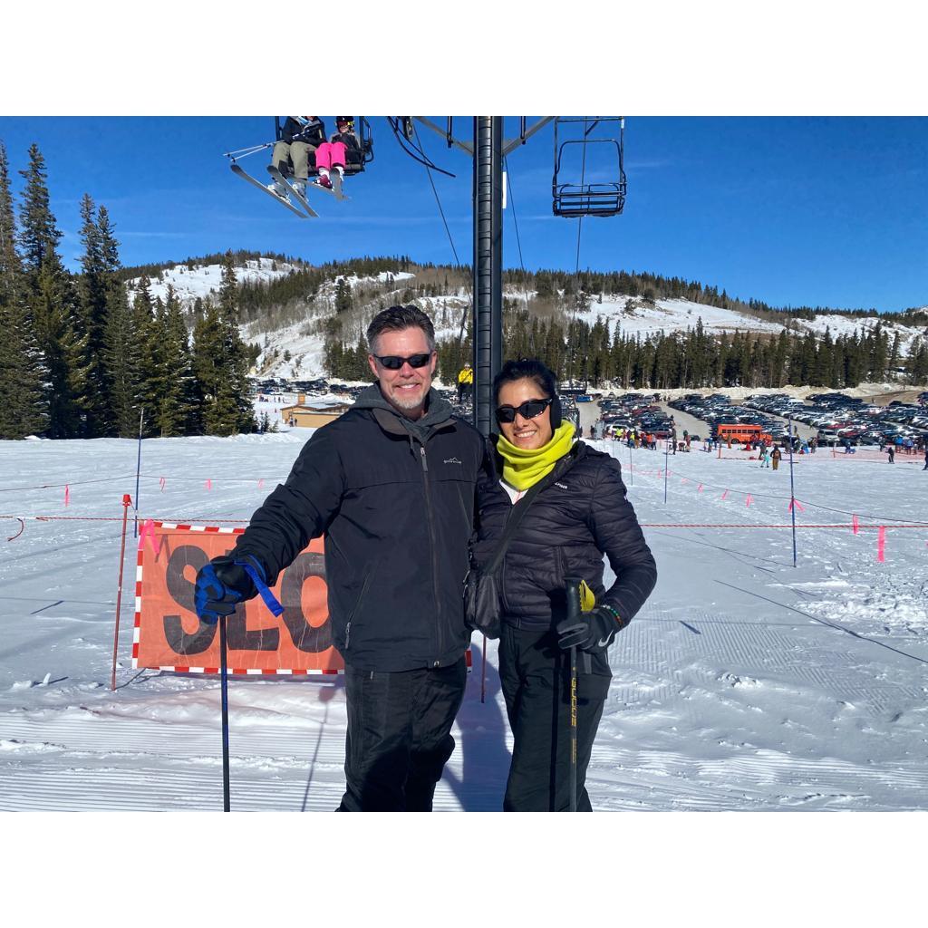 Our first date!
Skiing at Eldora