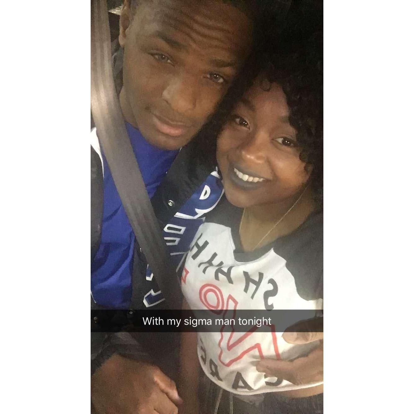 Anthony crossed Phi Beta Sigma (Tre Club)