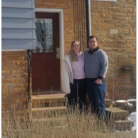 We bought a house together January 2022.