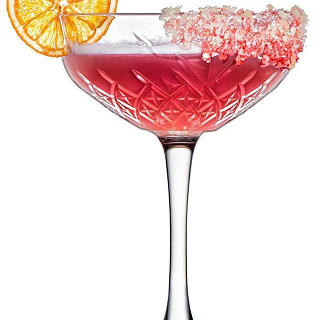 Pasabahce Cocktail Glasses - Martini Glasses set of 4 - Exclusive Margarita Glasses - Timeless Champagne Coupe Glasses - Crystal Design - 8.6 oz Coupe Cocktail Glass