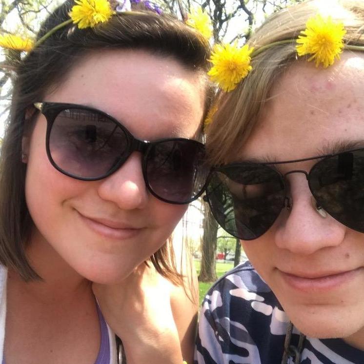 Your basic flower halo pic