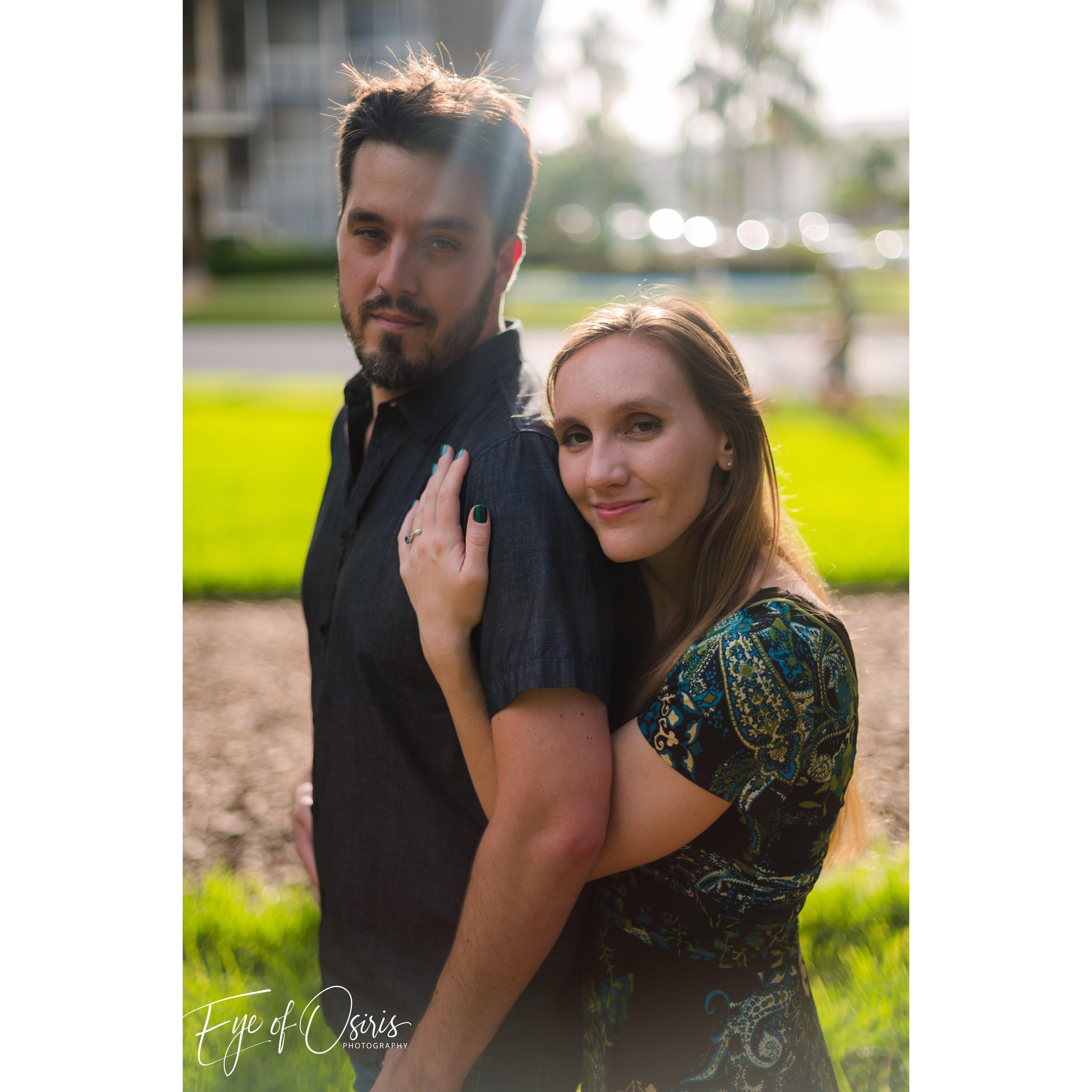 It was thundering the whole afternoon before we took these photos - it is hurricane season here in FL. The sun came out for just enough time to snap some beautiful rays.