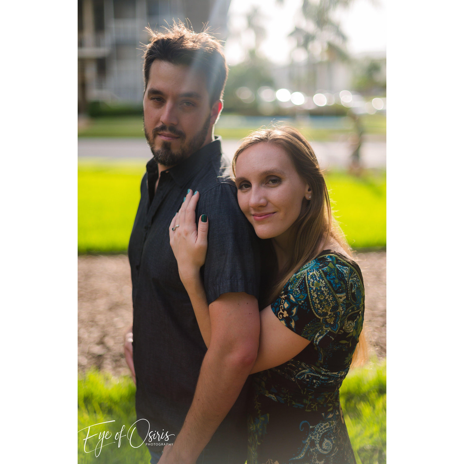It was thundering the whole afternoon before we took these photos - it is hurricane season here in FL. The sun came out for just enough time to snap some beautiful rays.
