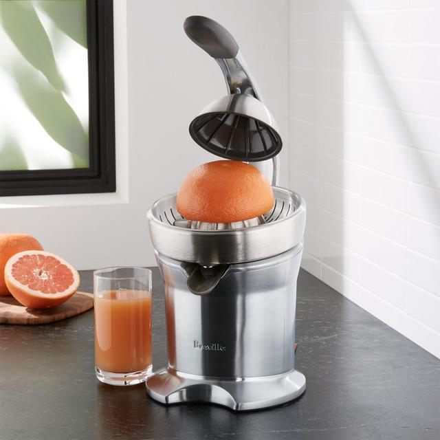 Breville ® Die-Cast Stainless-Steel Electric Citrus Press