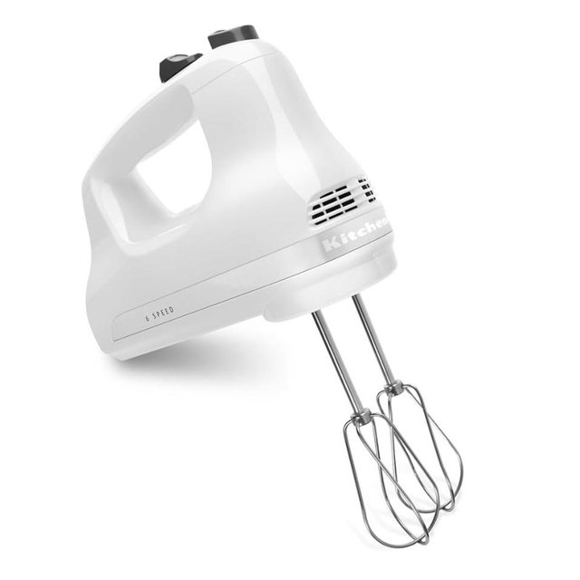 KitchenAid 5 Ultra Power Speed Hand Mixer - KHM512, White