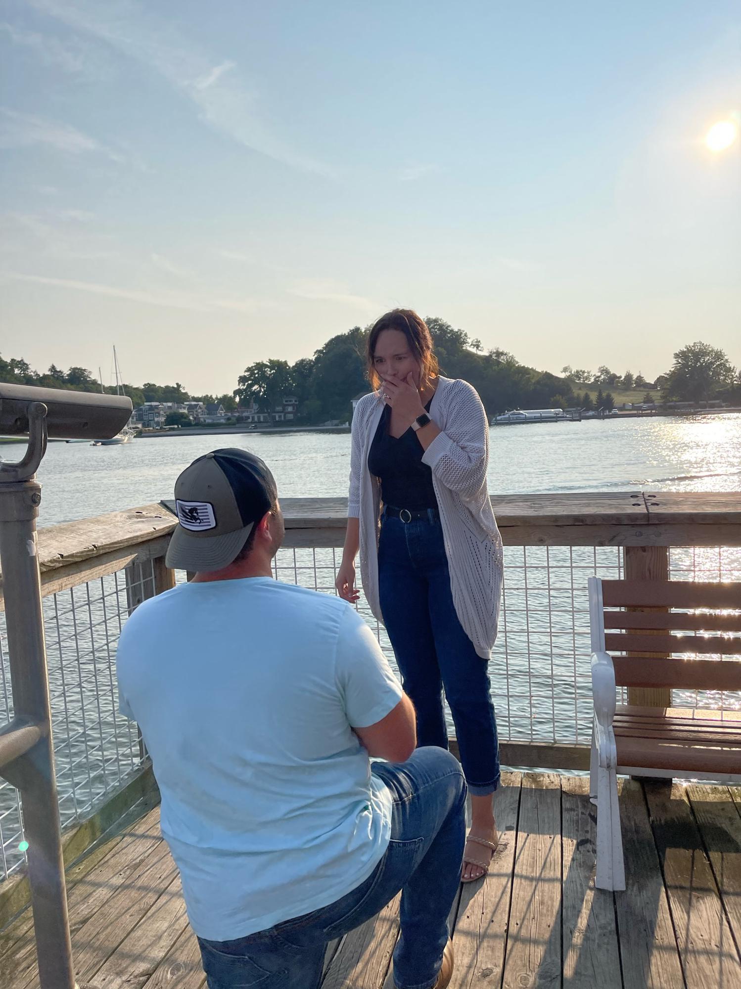 September 2022 - Jourdan proposed at Holland State Park!