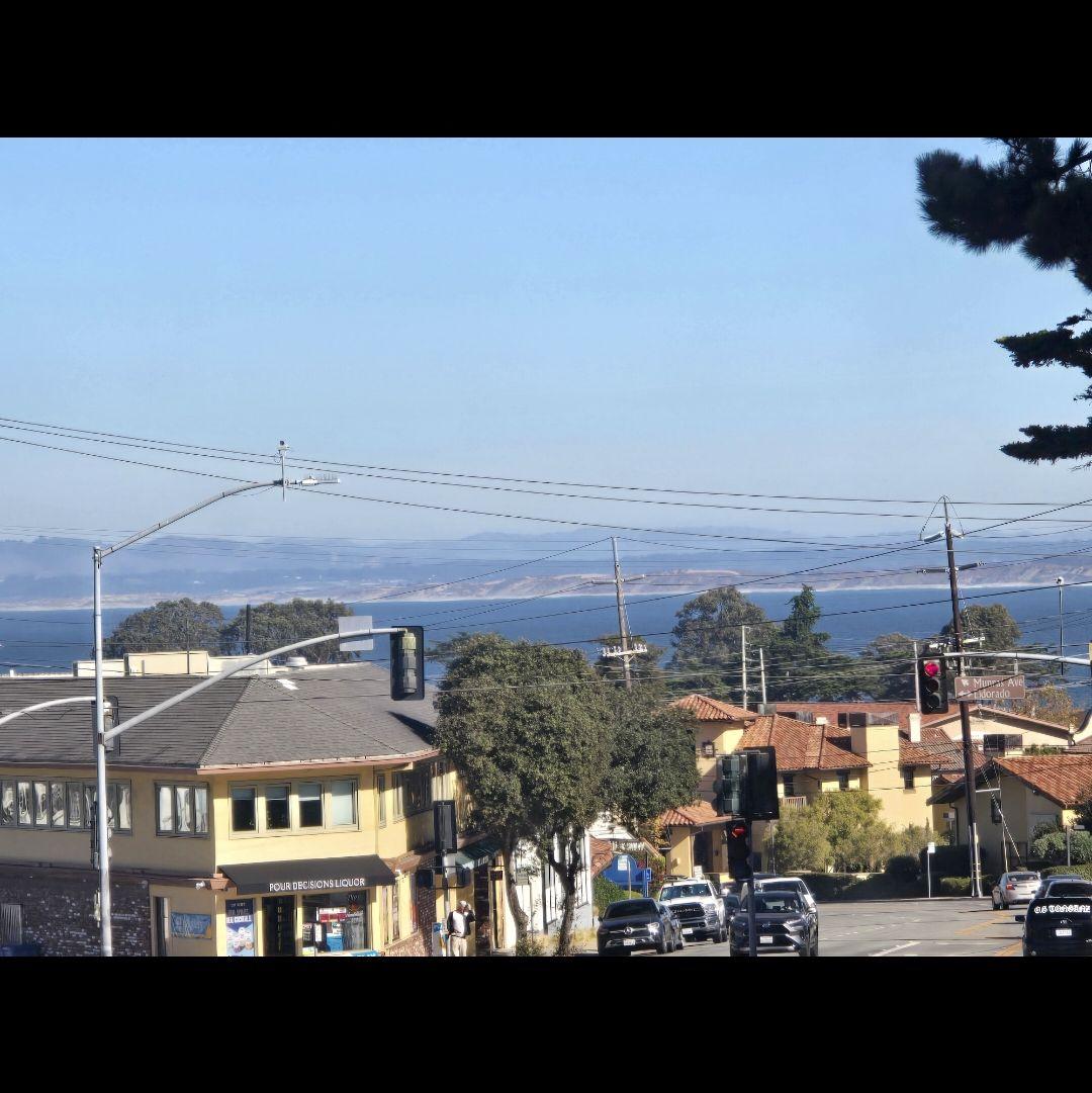 Monterey Ocean view from our hotel