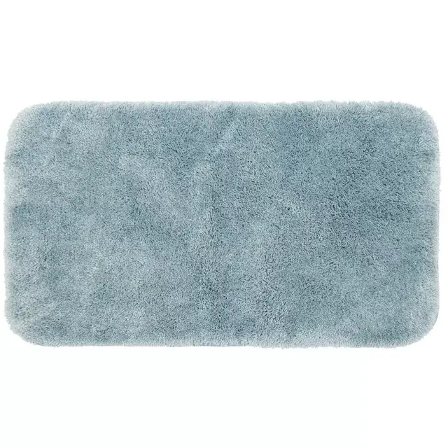 Nestwell™ Recycled Polyester 20" x 34" Bath Rug in Blue Fog