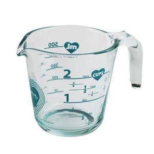 Pyrex Measuring Cup 2pc Turquoise