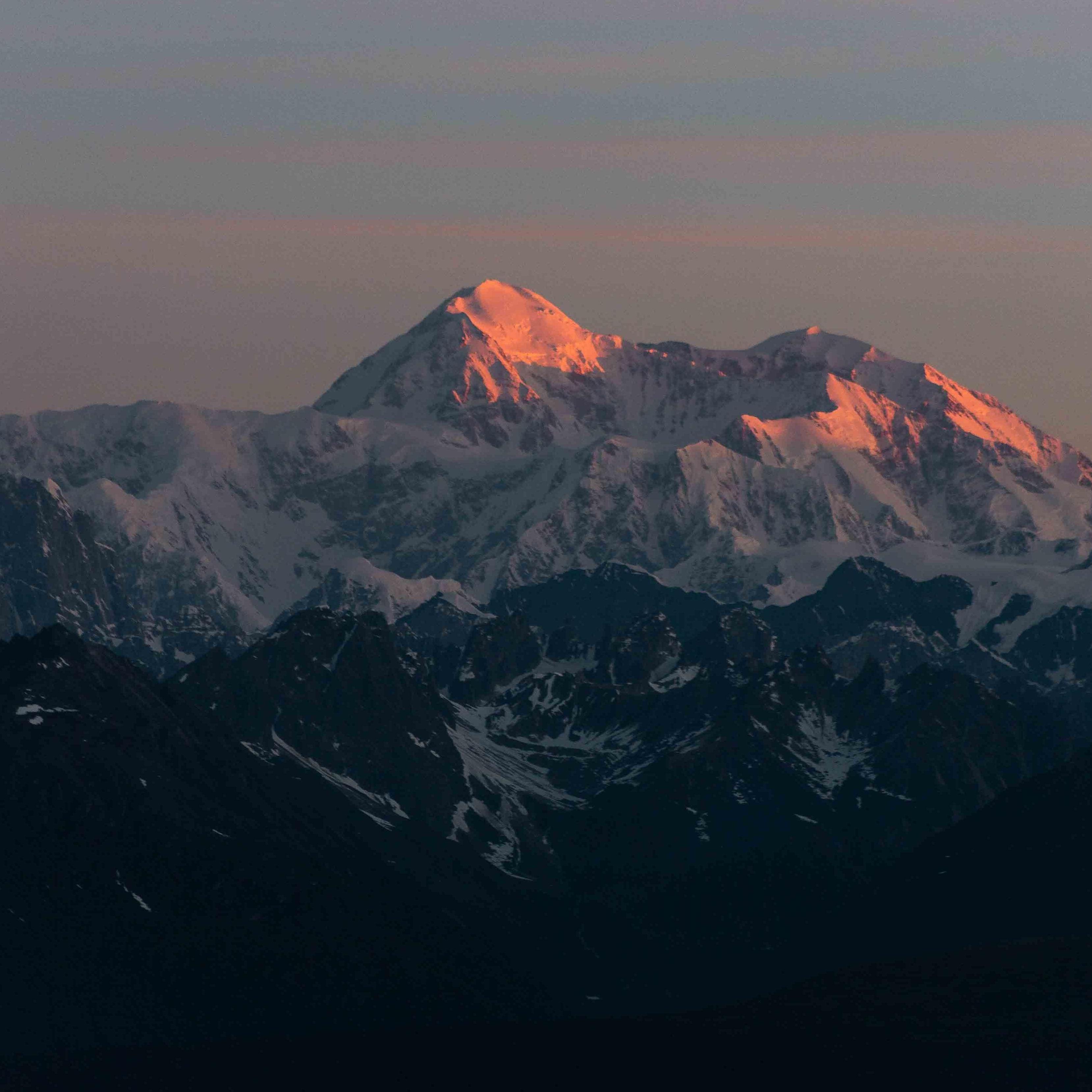 Endless summer light on Denali - we live 60 miles from this summit!