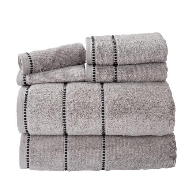 6 Piece 100% Cotton Towel Set