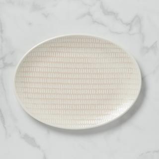 Textured Neutrals Oval Platter