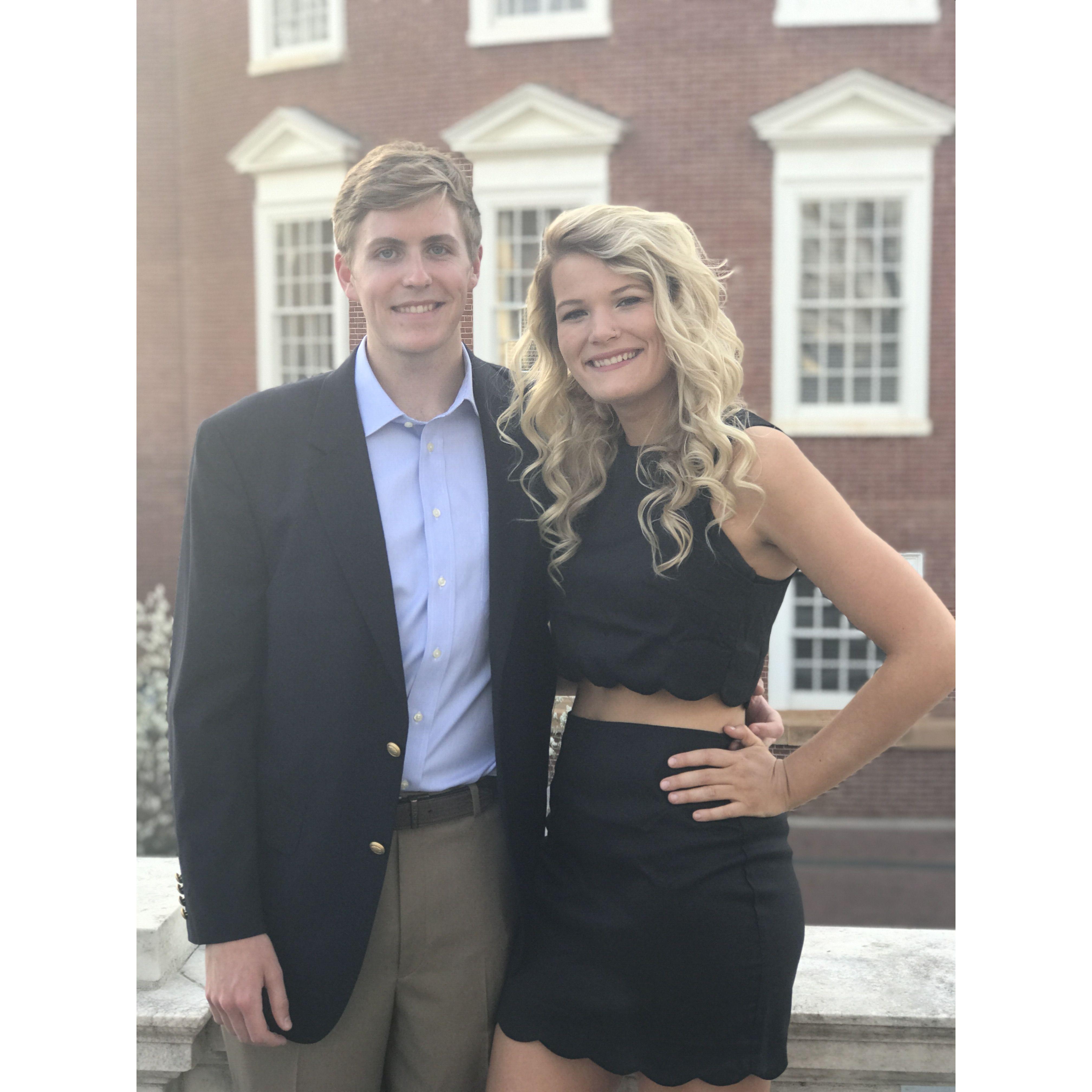 Our first (but certainly not last) sorority event together that Carson would drive down to Charlottesville for from Manassas!