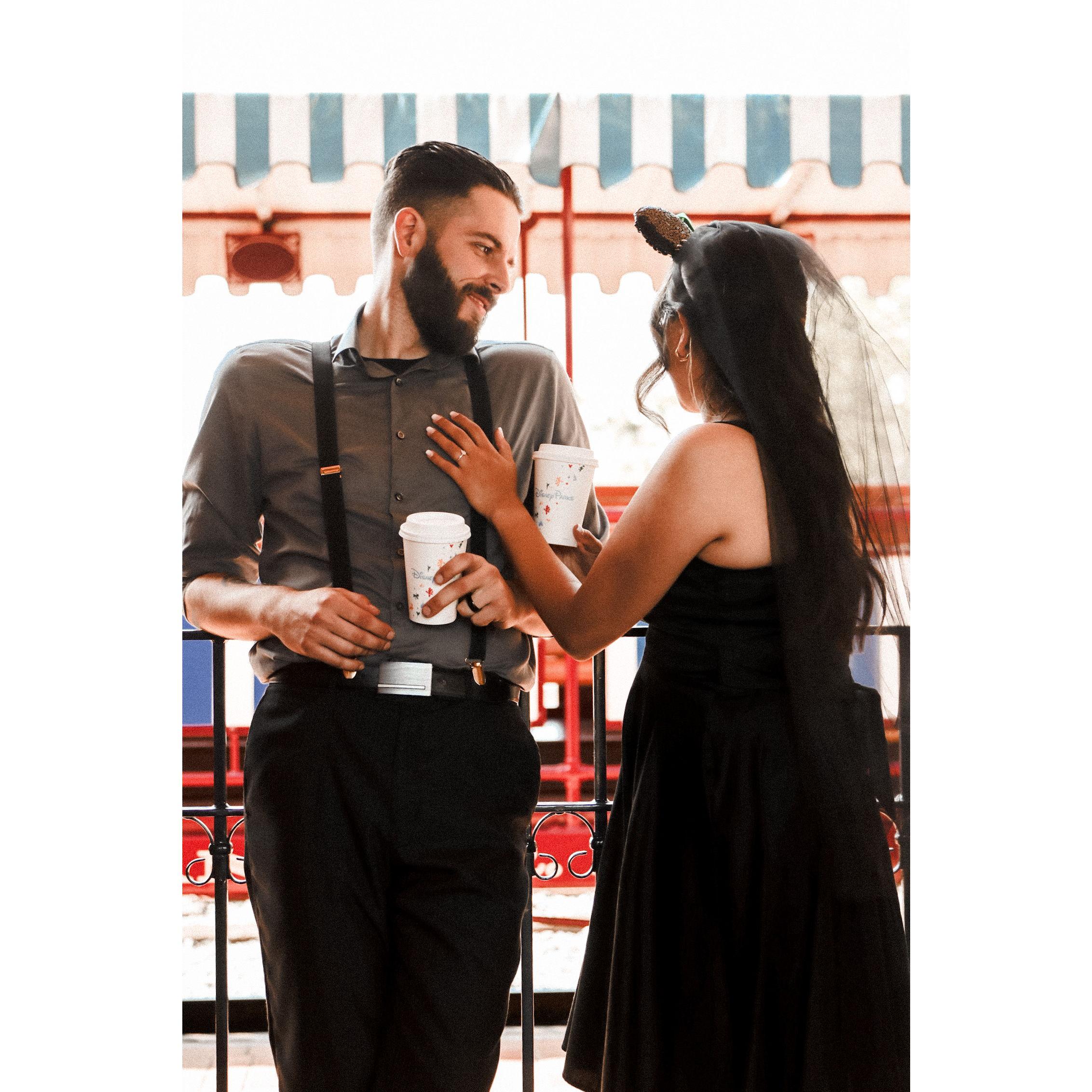 Disneyland Fairytale Engagement Photo shoot