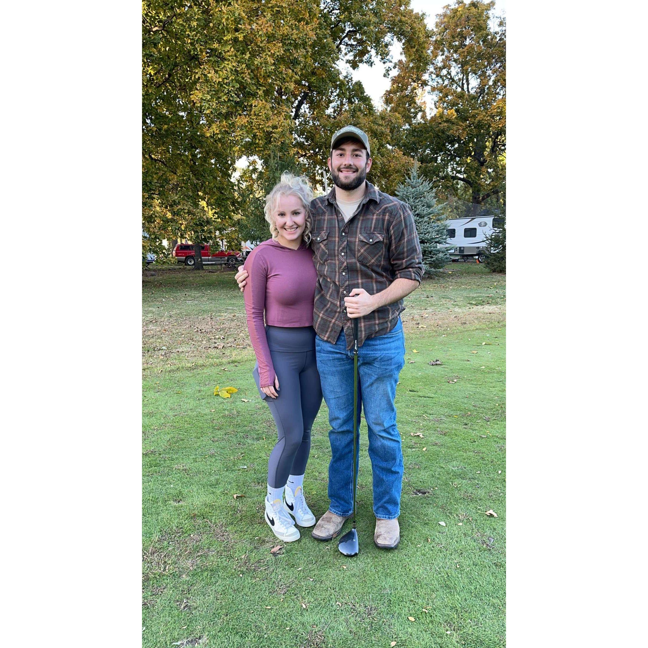 Our third date and first picture together