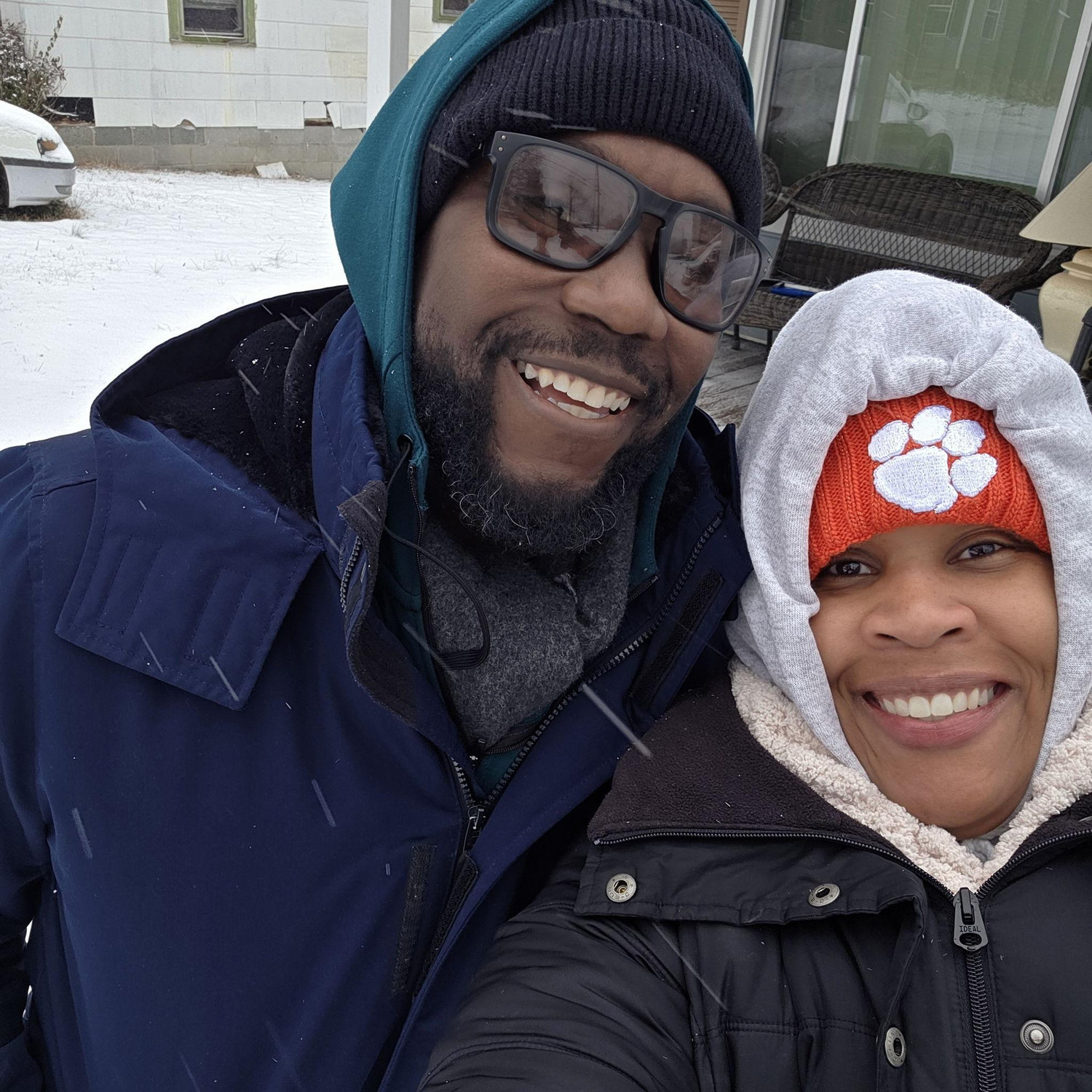 Our first snow