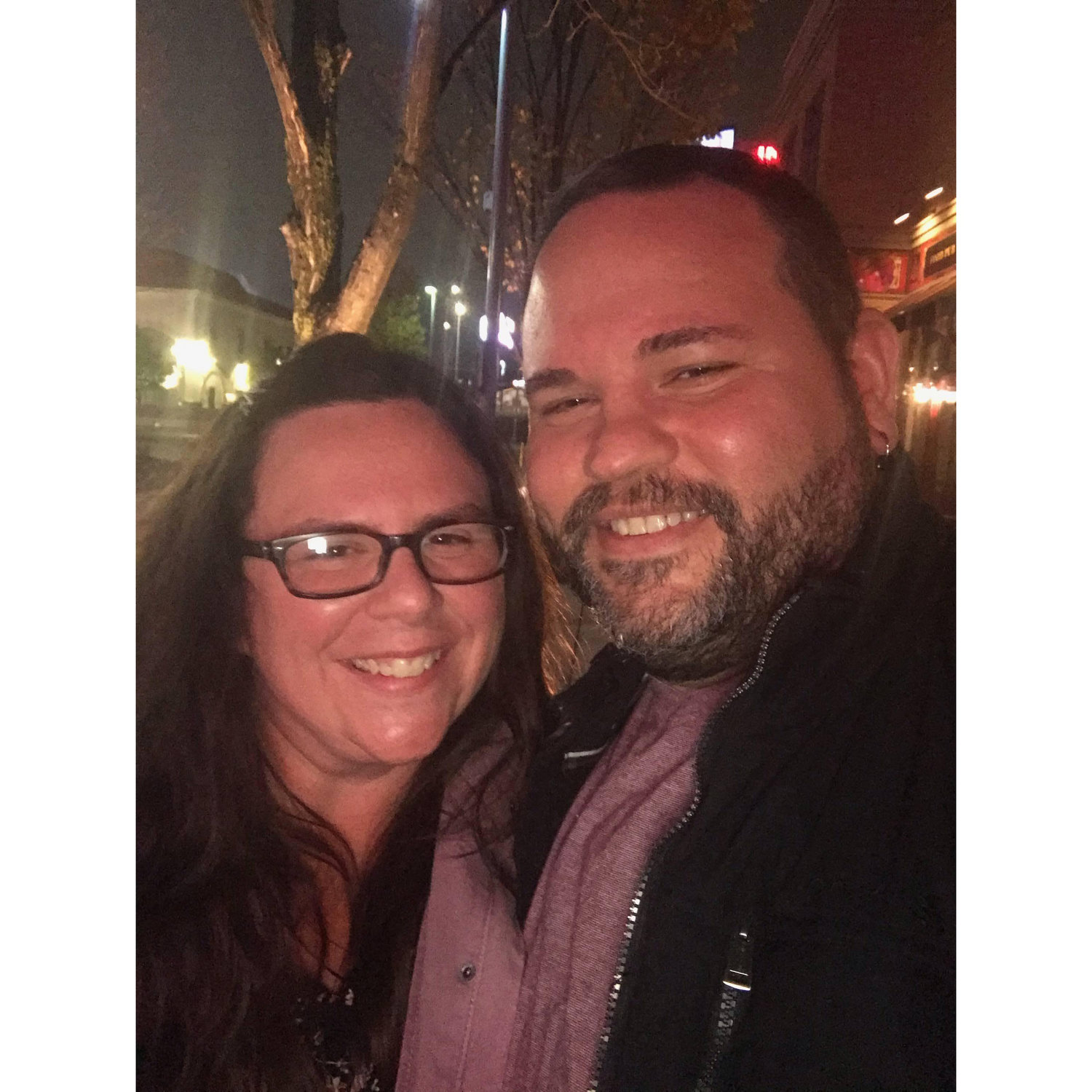 Our first picture together - Rosemont - October 2020