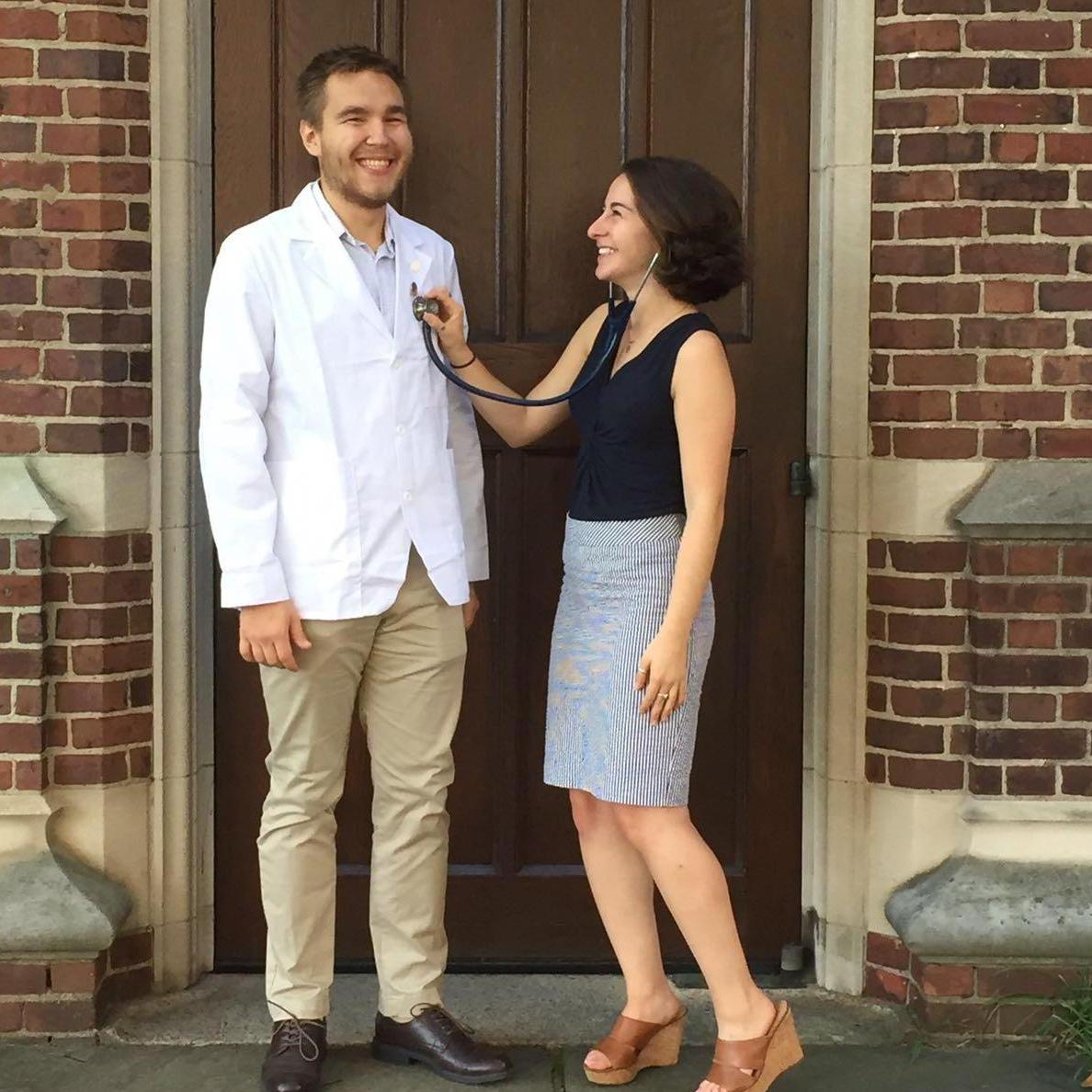 ryan's white coat ceremony, august 2017