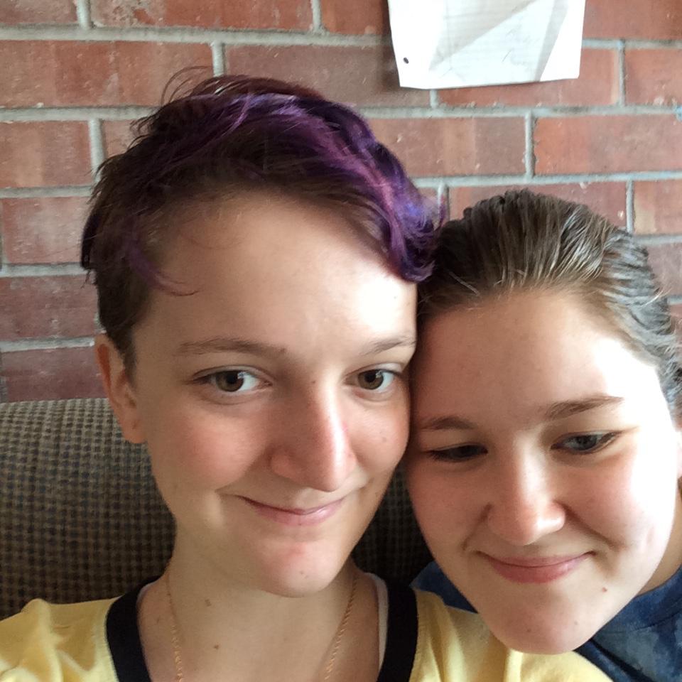 The first ever selfie we took together in freshman year