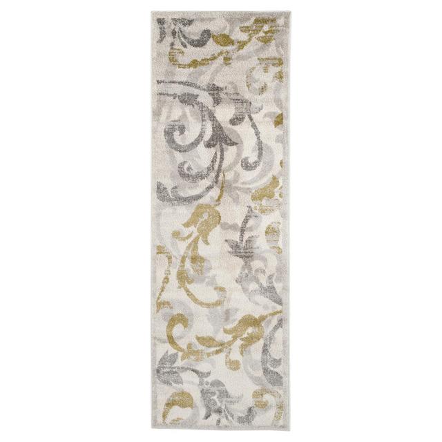Archer 2'3"X7' Indoor/Outdoor Runner - Ivory/Light Gray - Safavieh