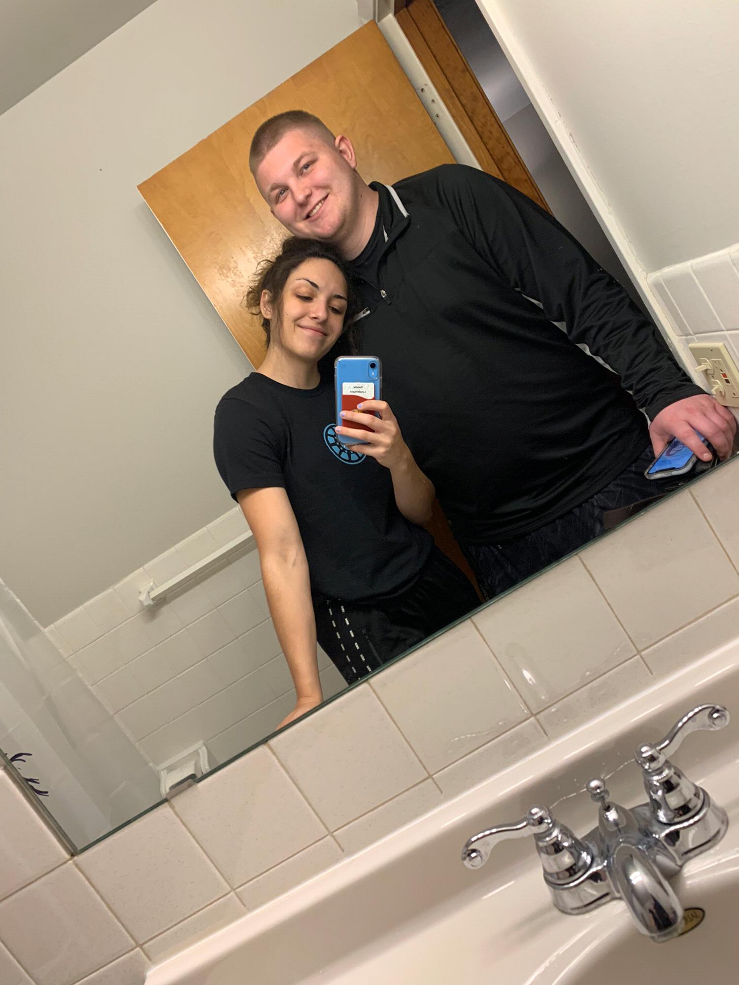 First place together selfie.