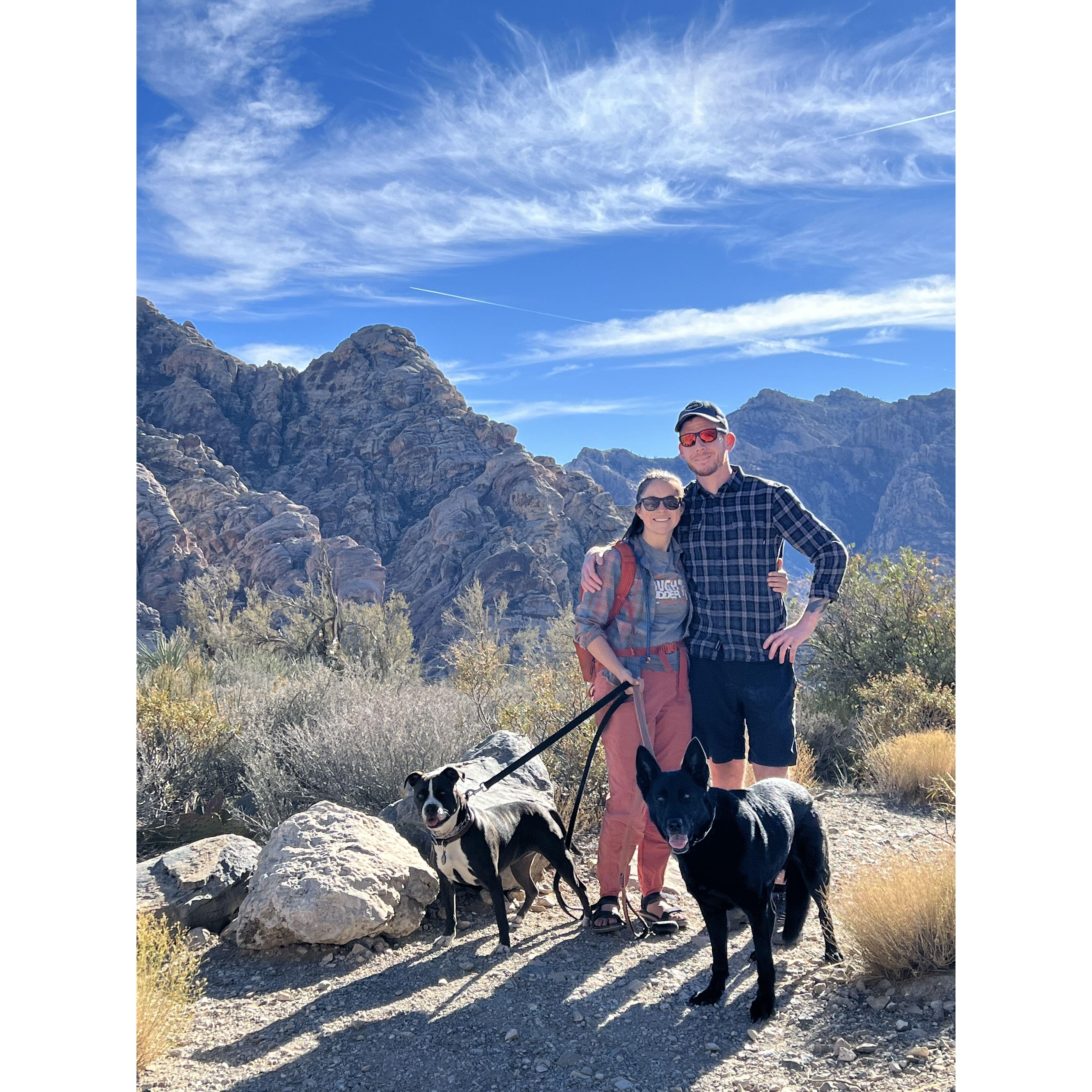 Hiking in Red Rocks