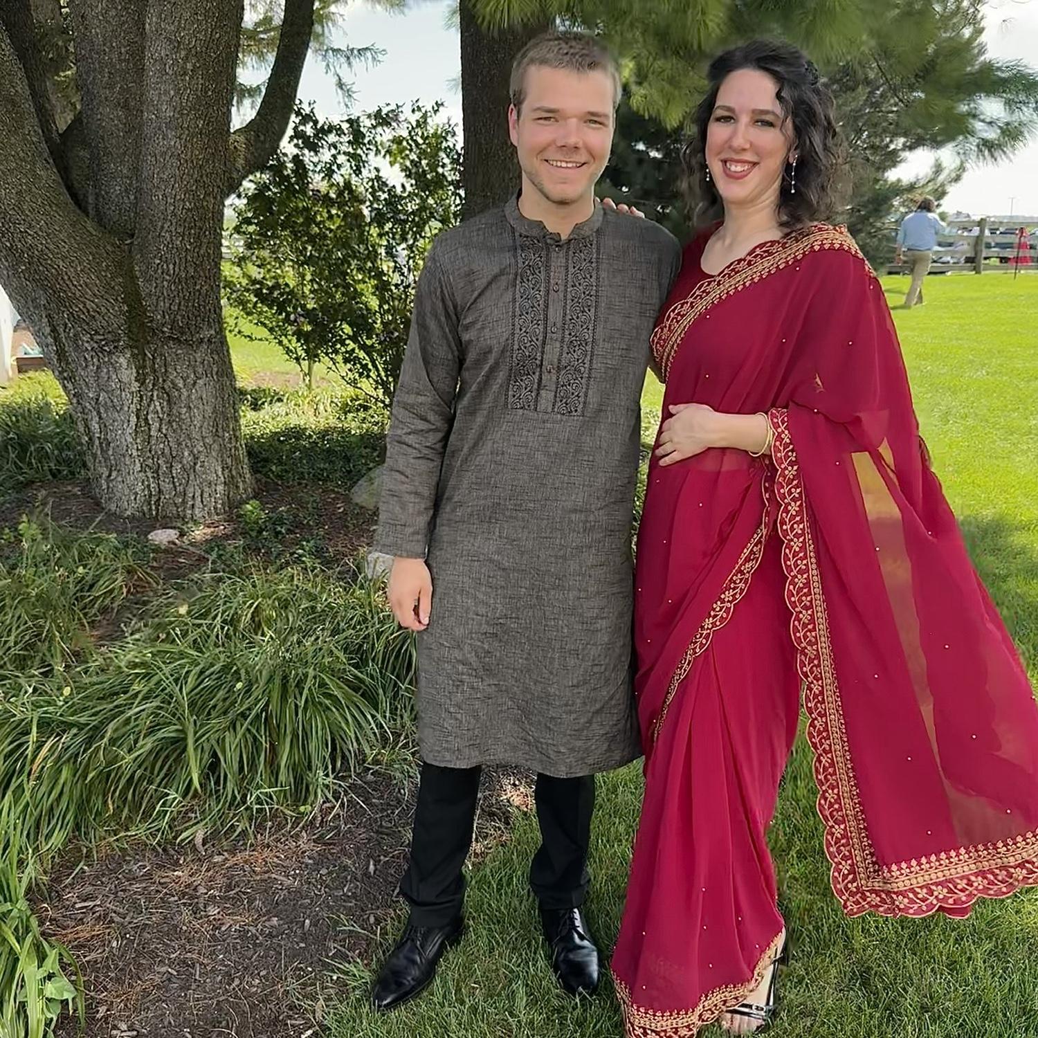 7/27/25 Jackson and Hannah went to an amazing wedding in Chicago to celebrate one of Hannah's close friends. They got to dress up and participate in a traditional Indian dance performance!