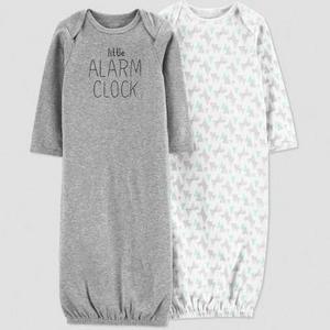 Baby's 2pk Gown - Just One You® made by carter's Gray