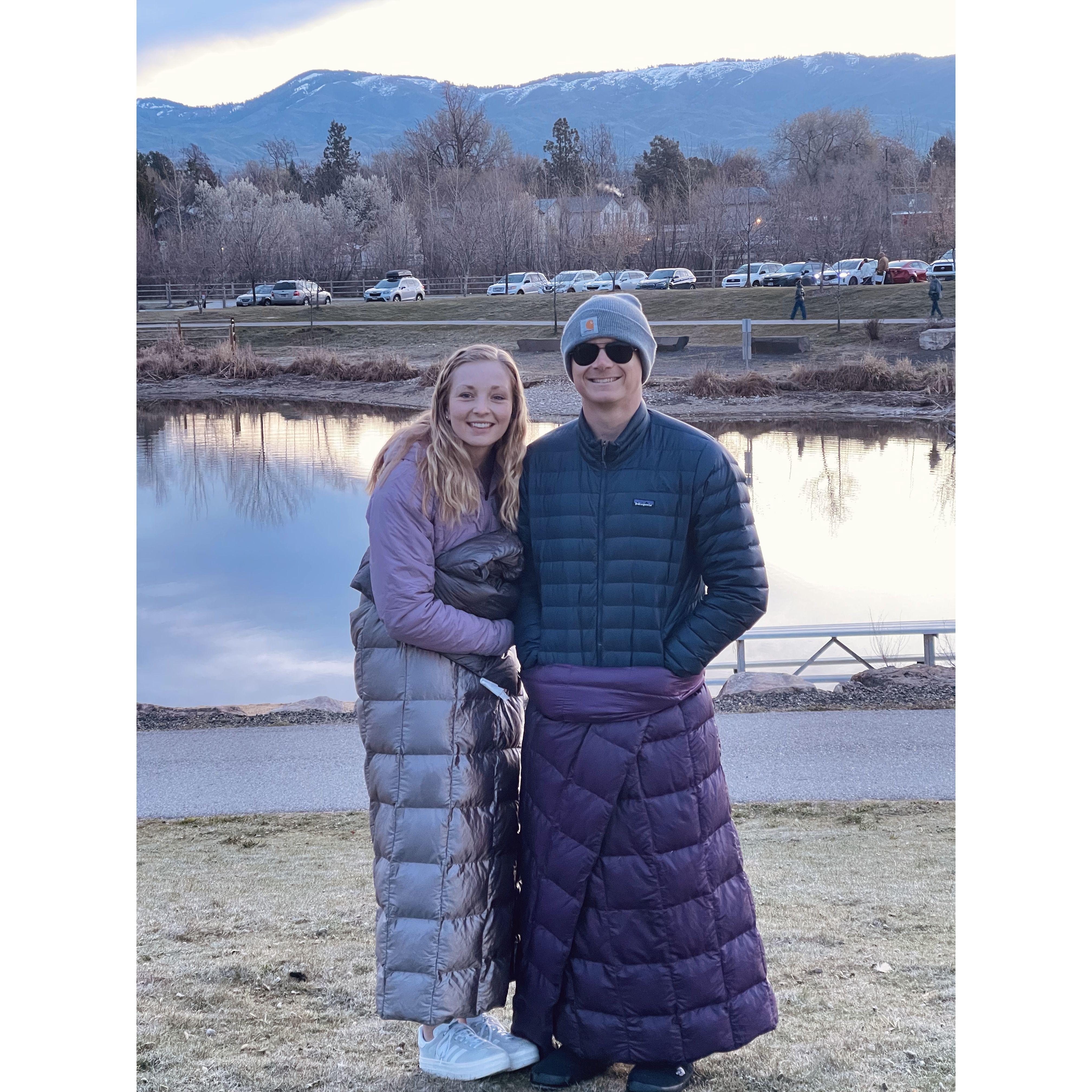 Mar 2024. Easter sunrise service in Boise.