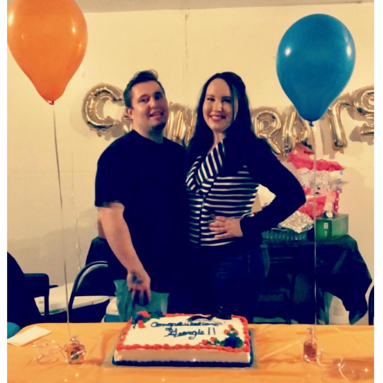 My surprise graduation party!