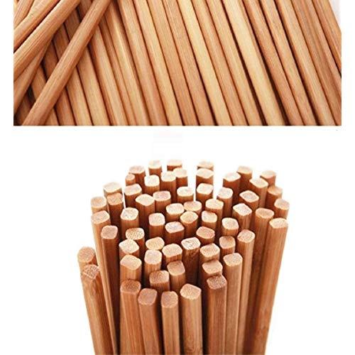 Chopsticks Reusable Dishwasher Safe Natural Chinese Health Wooden Bamboo Chopsticks,Long 10 Pairs Sets for Restaurant Home Use Premium Material (As Picture)