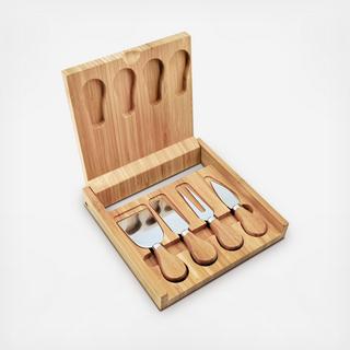 Formaggio Bamboo 5-Piece Cheese Board & Tool Set