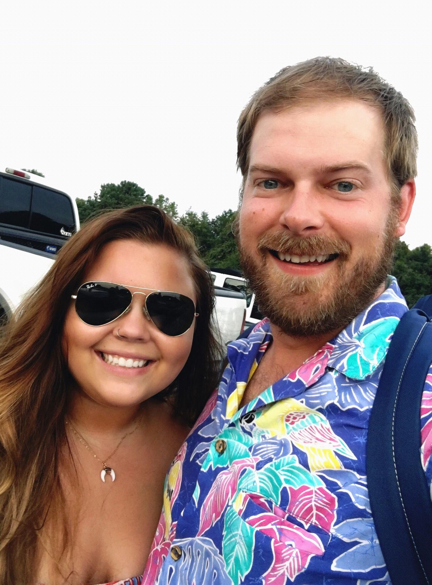 Celebrating Alexa’s 23rd birthday at the Florida Georgia Line concert in Raleigh, 2016